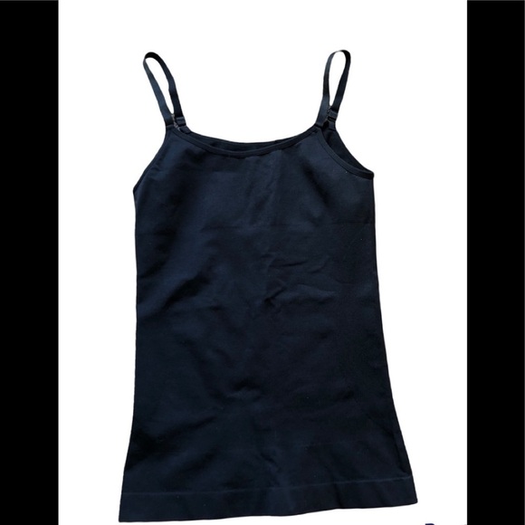 Empetua All Day Every Day Scoop Neck Cami Black Shapewear L The Best Tank EVER - Picture 3 of 7